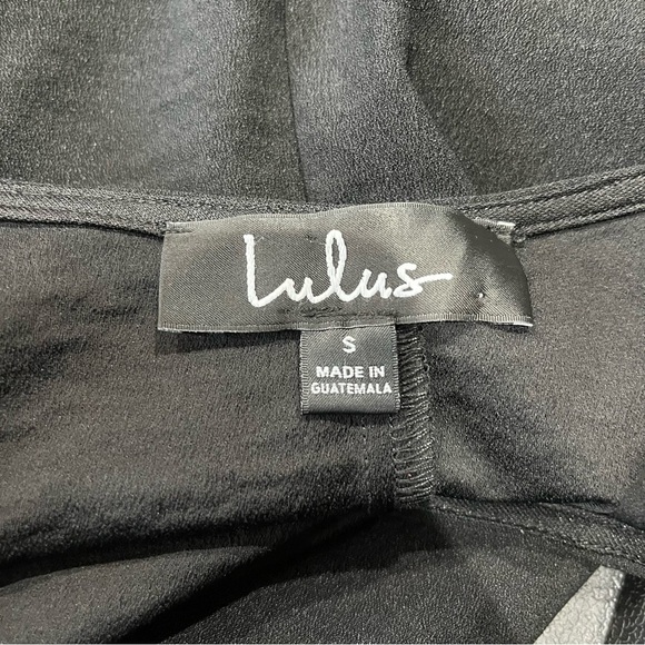 Lulus Maxi Dress Size Small Black Tank Minimalist Slinky Casual Beach Vacation - Picture 7 of 9